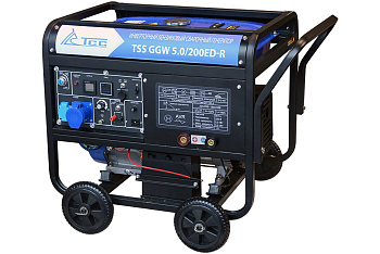 Инверторный бензиновый сварочный генератор TSS GGW 5.0/200ED-R уценка