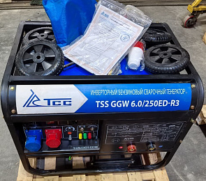 Инверторный бензиновый сварочный генератор TSS GGW 6.0/250ED-R3 уценка