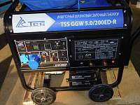 Инверторный бензиновый сварочный генератор TSS GGW 5.0/200ED-R уценка