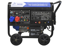 Инверторный бензиновый сварочный генератор TSS GGW 6.0/250ED-R3 уценка